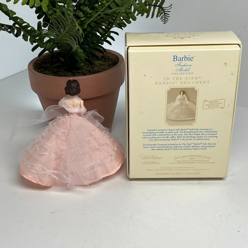 Christmas Ornament Hallmark Keepsake Barbie In The Pink Collectible‎ Edition - Picture 2 of 7